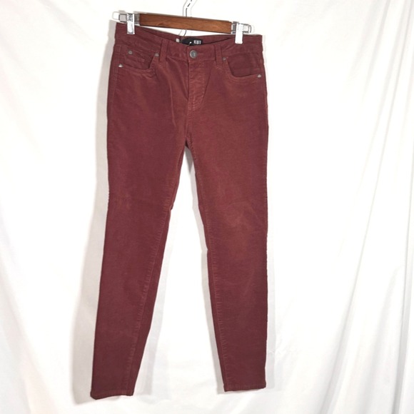 Kut from the Kloth Denim - Kut From‎ The Cloth Diana Skinny Corduroy Pants Women 4 Rust Burnt Orange Jeans